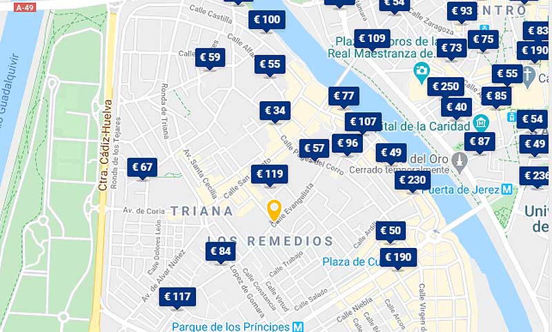 Hoteles en Triana Hoteles en Triana