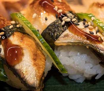 Variedad arroz japónica sushi