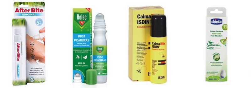 Productos aliviar picaduras