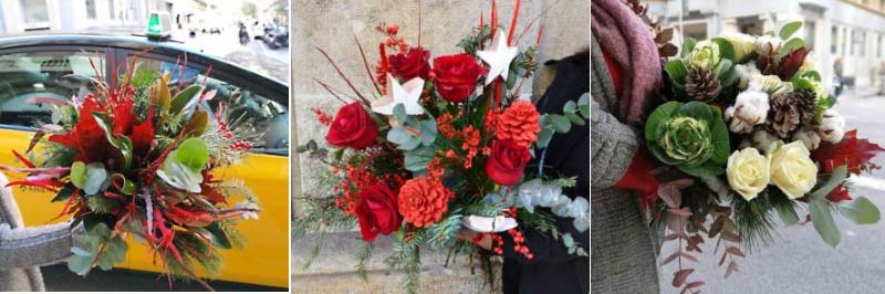 Ramos de flores para Navidad