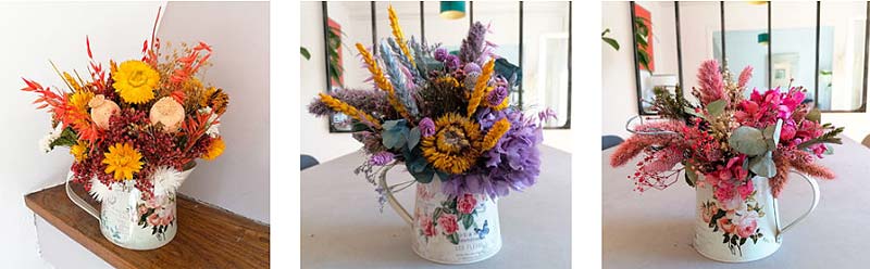 Regalar ramos flores secas