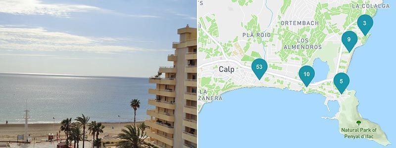 Apartamentos en Calpe