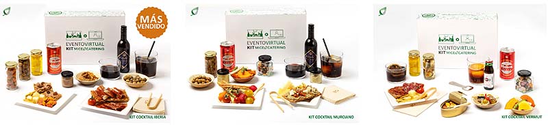 Menús Cocktail para eventos virtuales