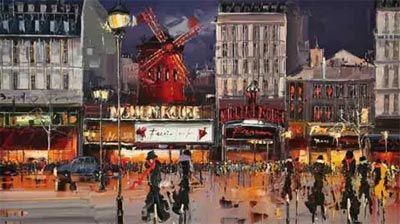 Cuadro Moulin Rouge exterior