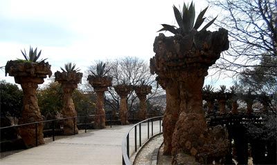 Caminos y senderos Parc Güell