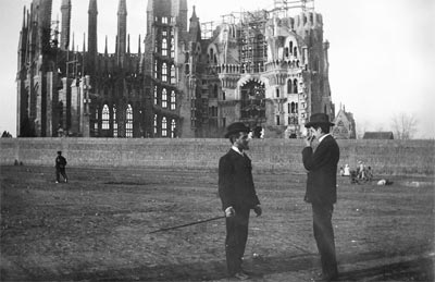 La Sagrada Familia en tiempos de Gaudí