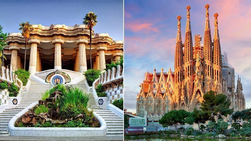 Parc Güell y la Sagrada Familia Parc Güell y la Sagrada Familia