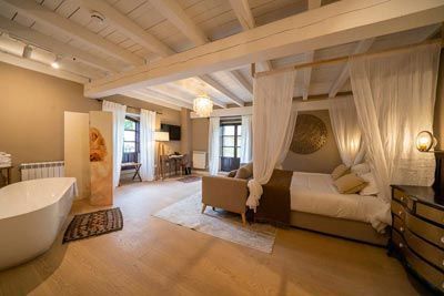 Habitación de lujo en hotel boutique