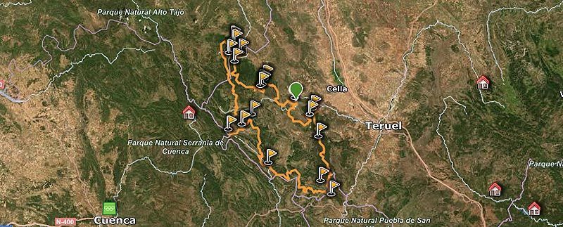 Ruta mototrail circular de Albarracín