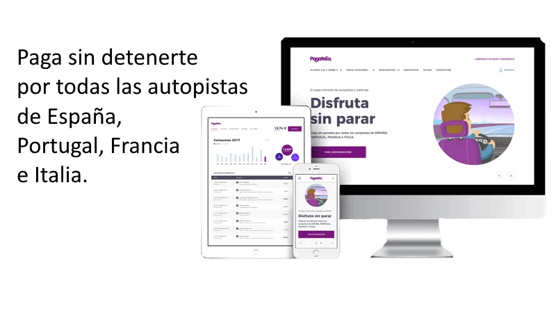 Aplicación para pagar en peajes