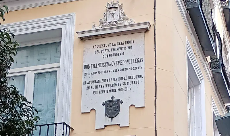Casa de Quevedo y Góngora en Madrid