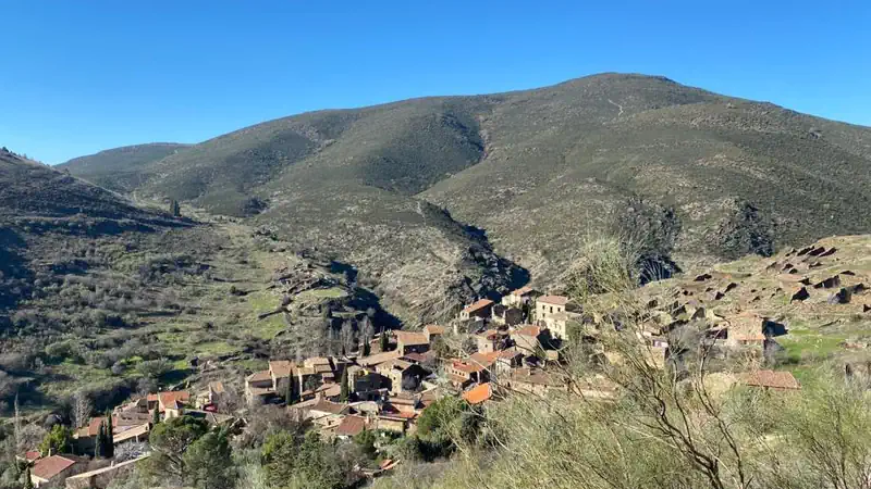 Vista de Patones desde el mirador