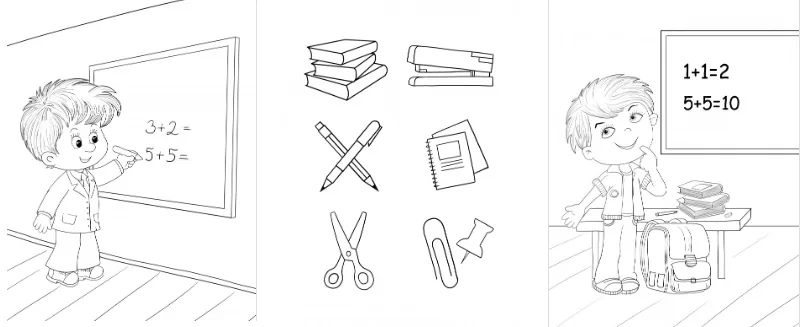 Dibujos para colorear niños de 3 a 6 años Dibujos para colorear niños de 3 a 6 años