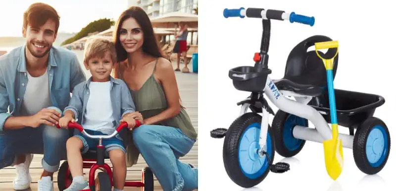 Tipos triciclos para bebés