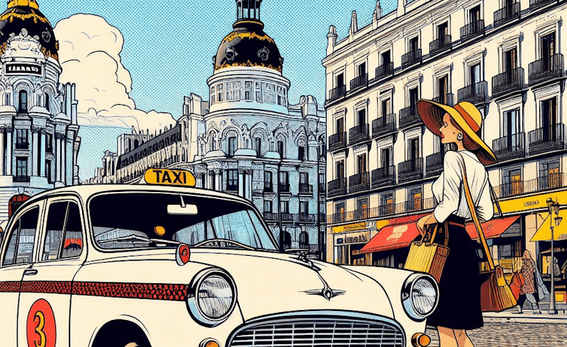 Taxi para conocer Madrid