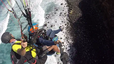 Vuelo en parapente desde Ifonche.
