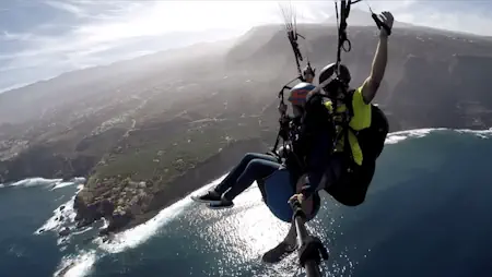 Vuelo en parapente desde Taucho