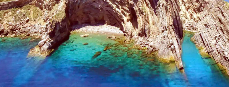 Ruta en barco norte de Ibiza
