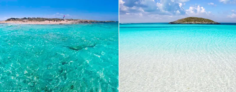Viajes en barco por Formentera