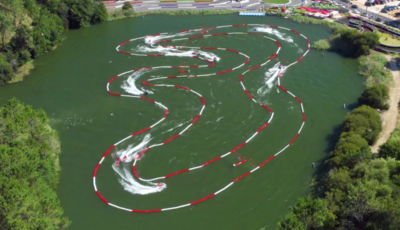 Karting acuatico en Sansenxo